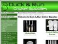 duck and run cricket