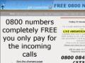 free 0800 number