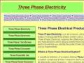 three phase electric