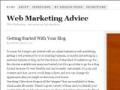 web marketing advice