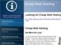 cheap web hosting - $1 / month