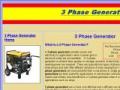 3 phase generator -